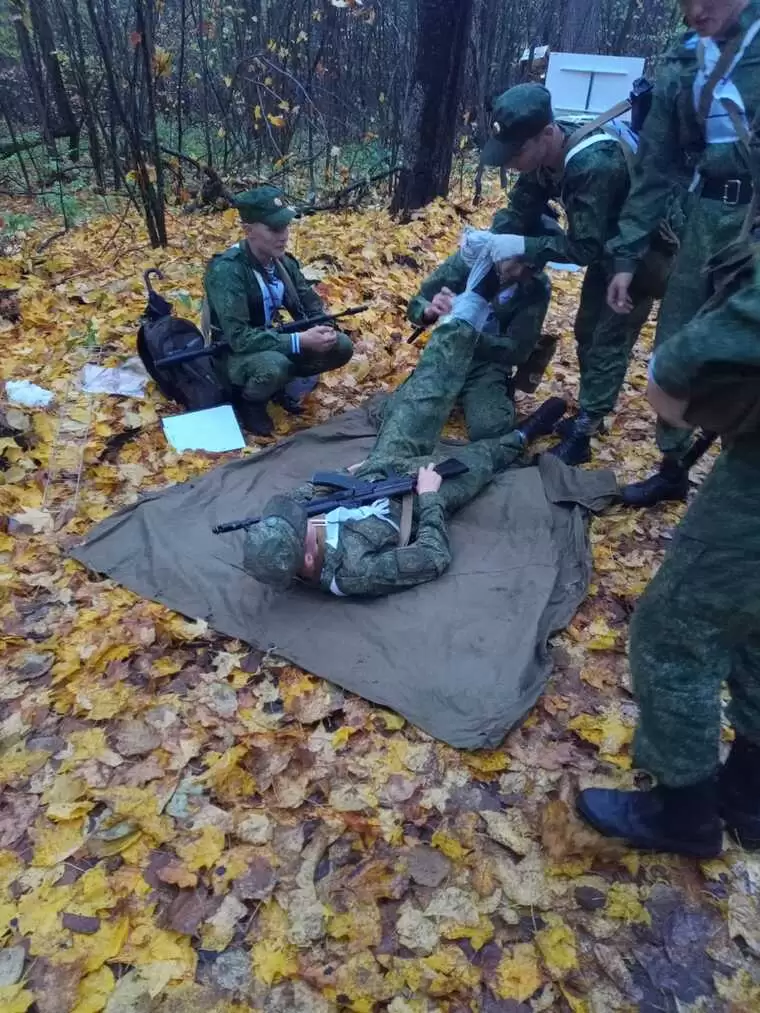 В Нижнекамске прошёл марш-бросок для кадетов