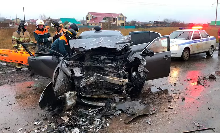 В ДТП на трассе под Челнами погибли два человека