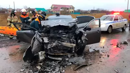 В ДТП на трассе под Челнами погибли два человека