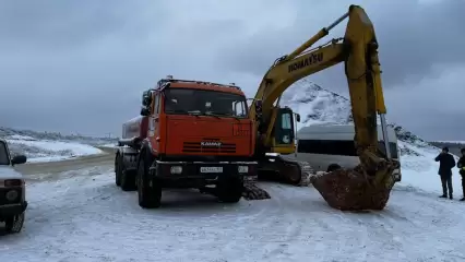 В Татарстане на стройке М-12 от удара ковшом экскаватора погиб рабочий