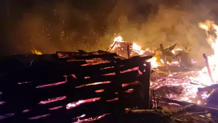 В Татарстане при пожаре в жилом доме погибла 82-летняя женщина