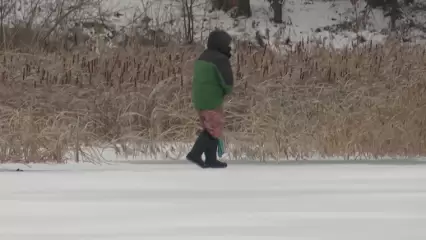 В Нижнекамске за выход на неокрепший лед к ответственности привлекли двух человека