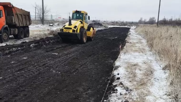 В Нижнекамске строится дорога к третьей очереди промпарка