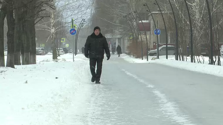 Несмотря на сильный гололед, в Нижнекамске нет ажиотажа в травматологии