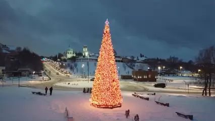 Опубликован график открытия новогодних ёлок в поселениях Нижнекамского района