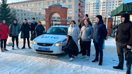 В Нижнекамске студенты побывали на экскурсии в ГИБДД