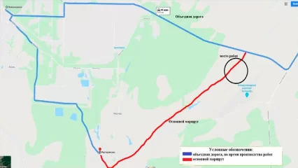 Под Нижнекамском временно перекроют дорогу к селу Иштеряково