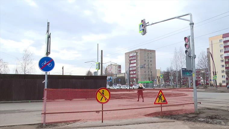 Нижнекамцы просят оборудовать временный переход у городского рынка