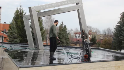 Будут бить фонтаны: запуск водных сооружений в Нижнекамске запланирован на первое мая