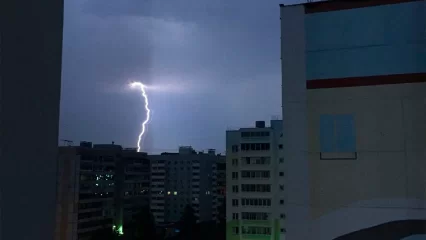 В Татарстане ожидается гроза, град и сильный ветер