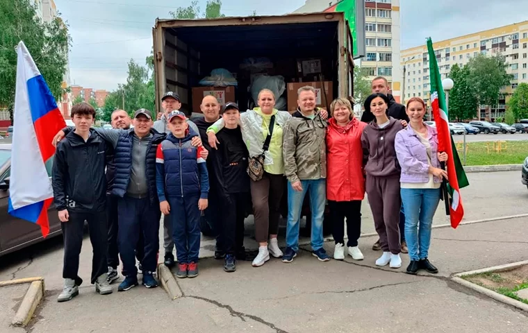 Нижнекамские волонтеры собрали и доставили гуманитарную помощь детям Лисичанска