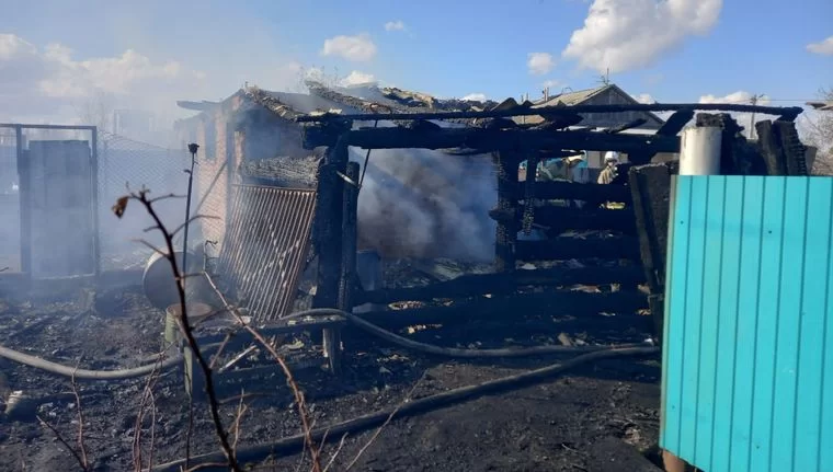 В селе Прости Нижнекамского района сгорел сарай