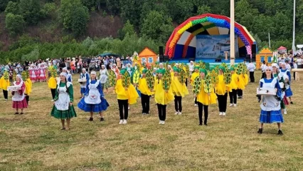 В Камских Полянах Нижнекамского района отметили Сабантуй