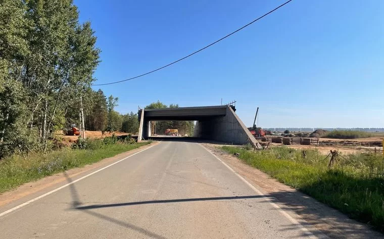 В Нижнекамске возводят путепровод на пересечении обхода с улицей Корабельной