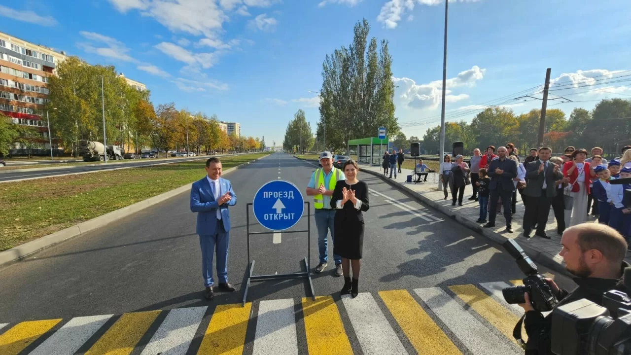 В Нижнекамске запустили движение по ул. Вокзальной после ремонта