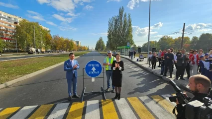 В Нижнекамске запустили движение по ул. Вокзальной после ремонта