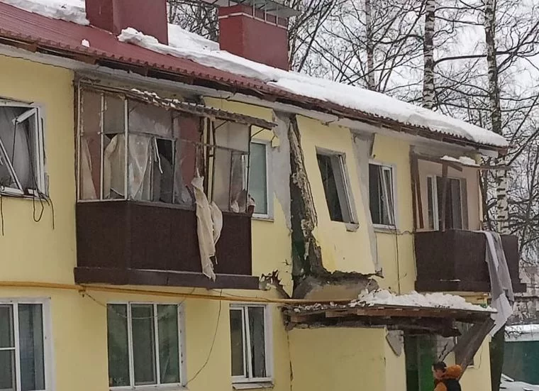 В посёлке Осиново произошёл взрыв в доме