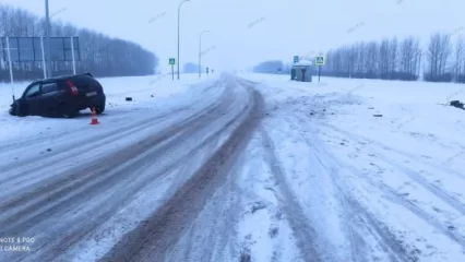 В ДТП на трассе в Татарстане пострадали трое детей