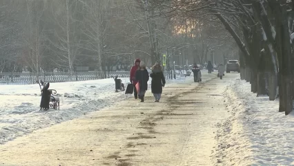 В Татарстане аномальные морозы спадут на следующей неделе