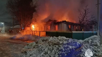 Пожилая женщина погибла при пожаре в частном доме в Татарстане