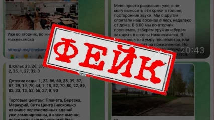 В Нижнекамске распространяется ложная информация о готовящемся теракте