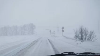 На Татарстан надвигается новая снежная буря, объявлено штормовое предупреждение