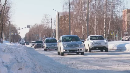 Юным нижнекамцам напомнили, как вести себя на зимних дорогах