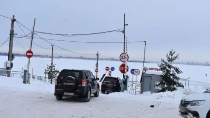 В Татарстане открылась ледовая переправа Верхний Услон – Аракчино