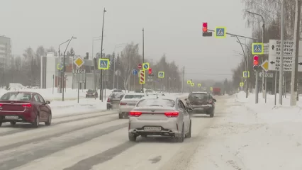 Госавтоинспекция Нижнекамска призвала водителей не покидать город из-за метели