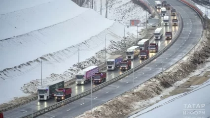 В Татарстане снято ограничение движения, введенное из-за метели