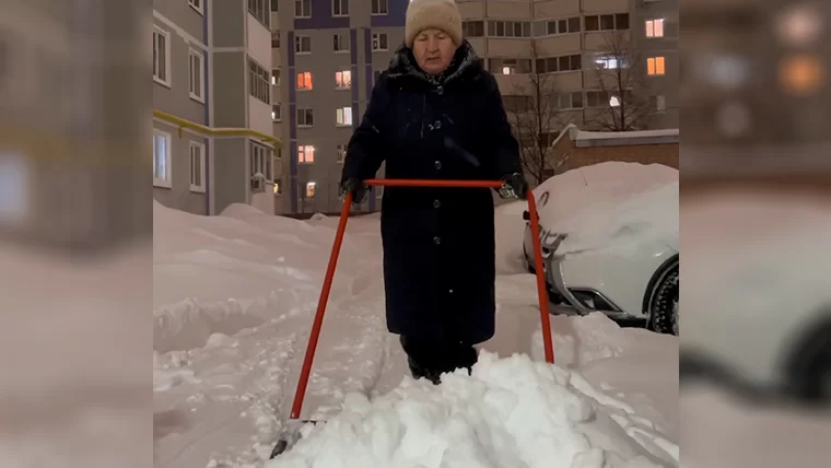 В Нижнекамске дружные соседи расчистили придомовую территорию