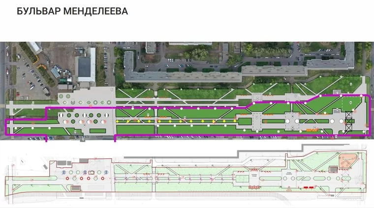 Бульвар Менделеева в Нижнекамске