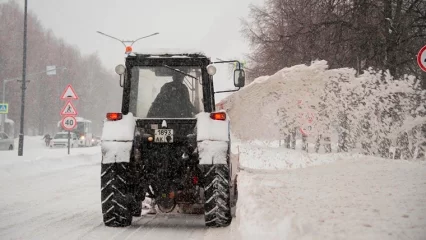 В Нижнекамске перекроют дорогу на въезде в город для вывоза снега