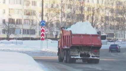 На ул. Пролетарской в Нижнекамске временно ограничат движение для вывоза снега