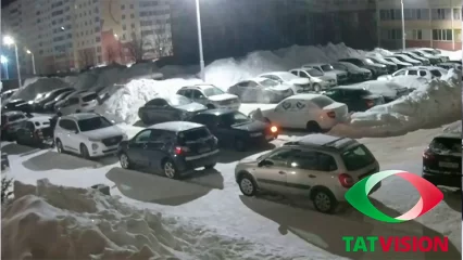 В Нижнекамске на видео попали похитители колпаков и дворников