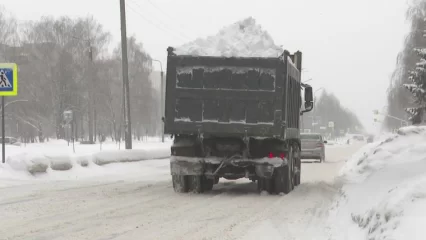 В Нижнекамске ограничат движение на ул. Мурадьяна на время вывоза снега