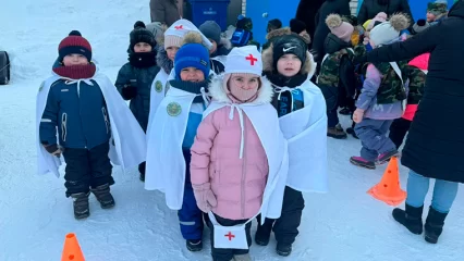 В Нижнекамске устроили «Зарницу» для воспитанников детских садов