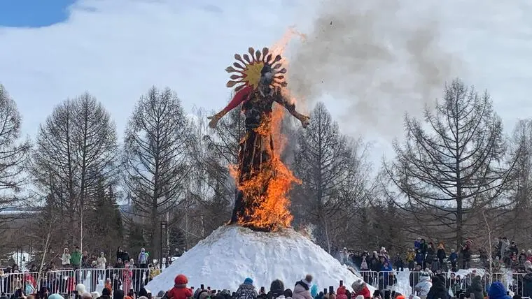 В Нижнекамске прошли проводы зимы