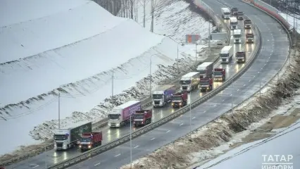 В Татарстане на участке М-7 на полчаса остановят движение