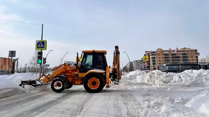 В Нижнекамске очистят дороги в посёлке Строителей и на Набережной