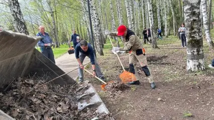 Власти Нижнекамска привели в порядок территорию парка «Семья» и ул. Чистопольскую