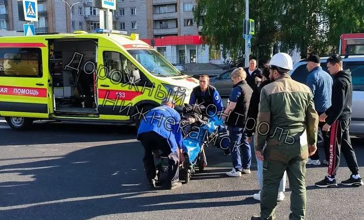 В Нижнекамске напротив «Домового» сбили велосипедиста