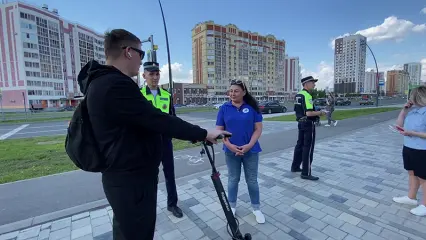 В Нижнекамске проводятся ежедневные рейды ГАИ по самокатчикам и велосипедистам