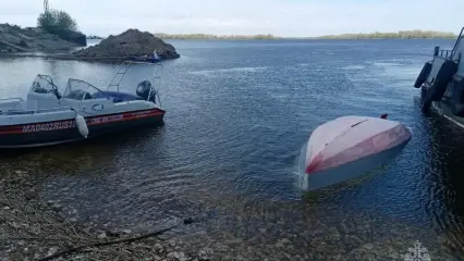 На Каме спасли двух мужчин, перевернувшихся на паруснике