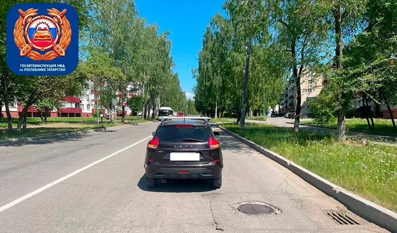 Появилось видео наезда на пешехода в Нижнекамске