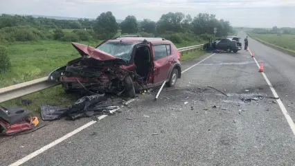 Три человека погибли в ДТП на трассе в Татарстане