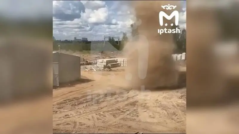 В Татарстане на видео сняли смерч