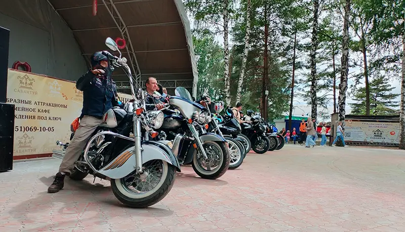 В Нижнекамске прошло шоу байкеров