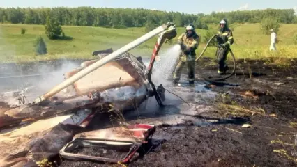 После крушения прогулочного самолета в Камском Устье возбуждено уголовное дело