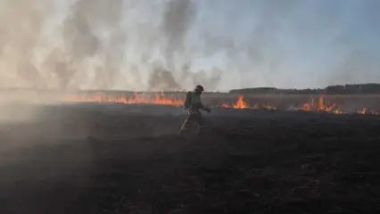 В Татарстане продлили штормовое предупреждение из-за высокой пожароопасности лесов